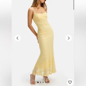 Bardot yellow dress